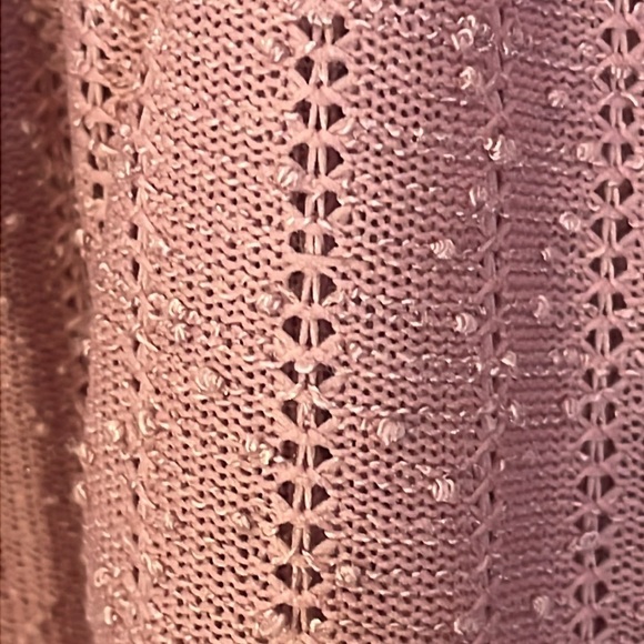 Sears | New VINTAGE pink textured midi dress Women’s size 14 (more like 10) vtg - Picture 4 of 9